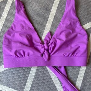 Wild isles swim Dottie tie top